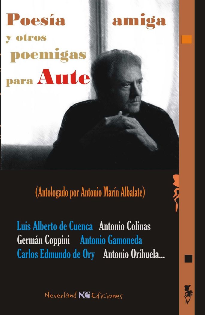 Poesía amiga y otros poemigas para Aute, de De Cuenca | portada del libro