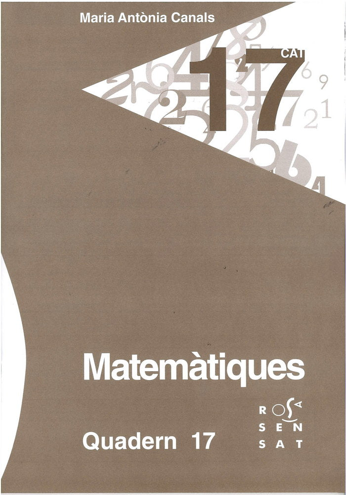 MATEMàTIQUES. QUADERN 17, de CANALS, MARIA ANTòNIA | portada del libro