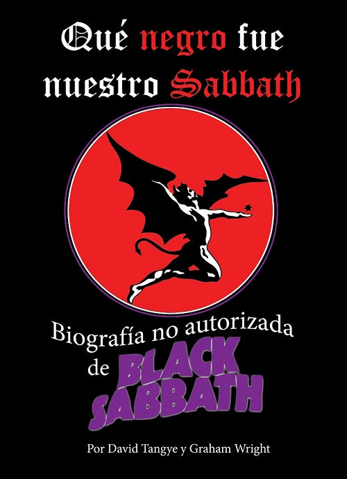 Qué negro fue nuestro Sabbath, de David | portada del libro