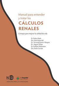 CALCULOS RENALES. MANUAL PARA ENTENDER Y TRATAR LOS CﾁLCULOS RENALES, de Daels | portada del libro