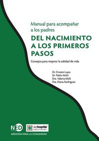 DEL NACIMIENTO A LOS PRIMEROS PASOS. MANUAL PARA ACOMPAﾑAR A LOS PADRES | portada del libro