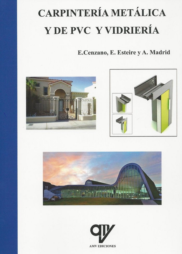 Carpintería metálica y de PVC y vidriería, de Estibaliz Cenzano | portada del libro