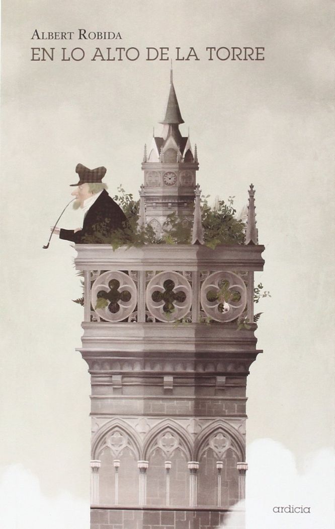 En lo alto de la torre, de Robida | portada del libro