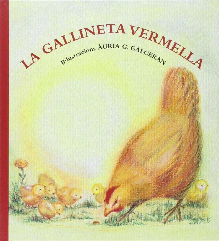 La gallineta vermella, de Conte tradicional anglès | portada del libro