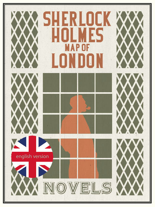 Sherlock Holmes Map of London. Novels, de Conan Doyle | portada del libro