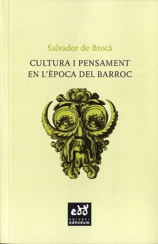 Cultura i pensament en l'època del Barroc, de de Brocà Tella, Salvador | portada del libro