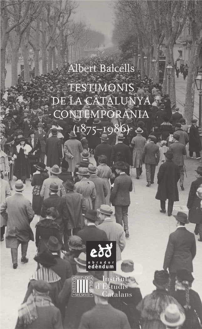 Testimonis de la Catalunya contemporània (1875 - 1986), de Balcells, Albert | portada del libro