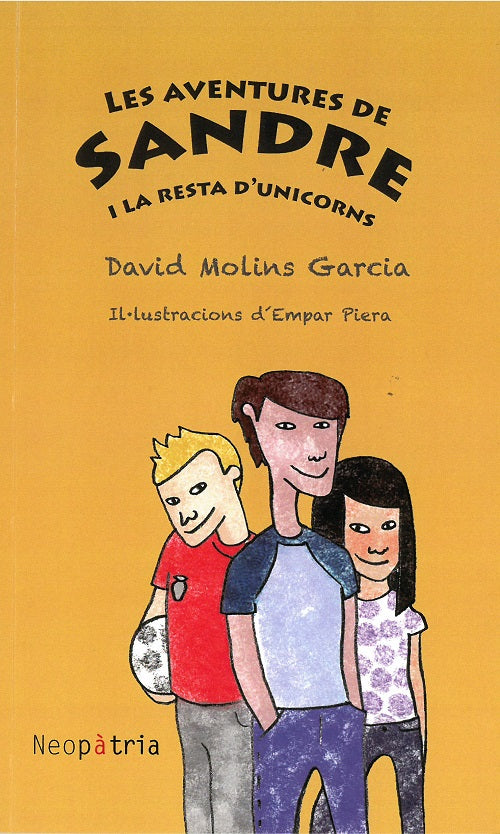 Les aventures de Sandre i la resta d'unicorns, de Molins Garcia, David | portada del libro