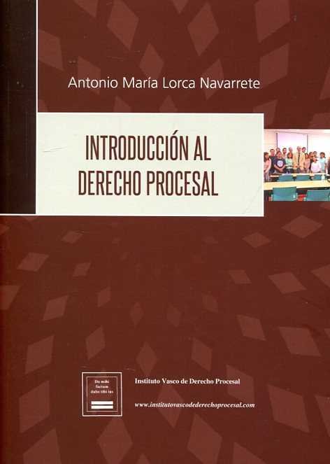 INTRODUCCION AL DERECHO PROCESAL, de LORCA NAVARRETE | portada del libro