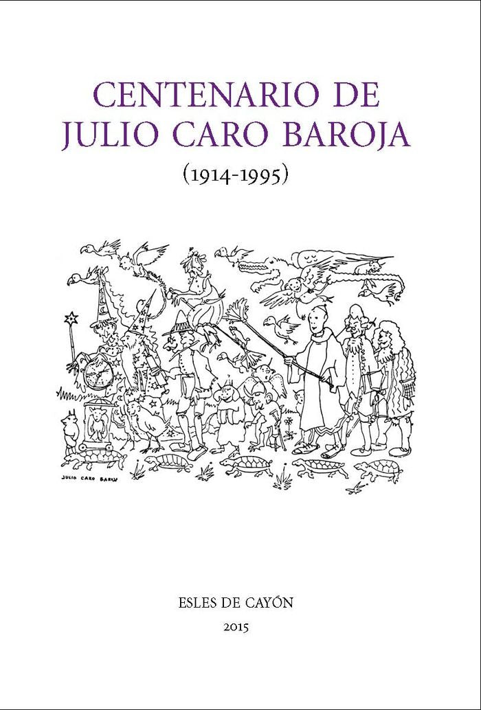 Centenario de Julio Caro Baroja, de Carreira | portada del libro