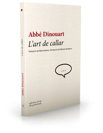 L'art de callar, de Toussaint Dinouart | portada del libro