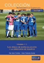 Las áreas del entrenamiento, tomo 2: Las áreas de especialización y la dirección de equipos, de Varios autores | portada del 
