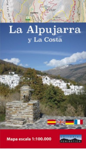 MAPA ALPUJARRA Y LA COSTA ESCALA 1:100.000, de sierrra velasco, Antonio | portada del libro