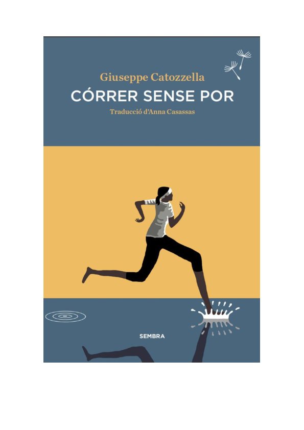 Córrer sense por, de Catozzella, Giuseppe | portada del libro