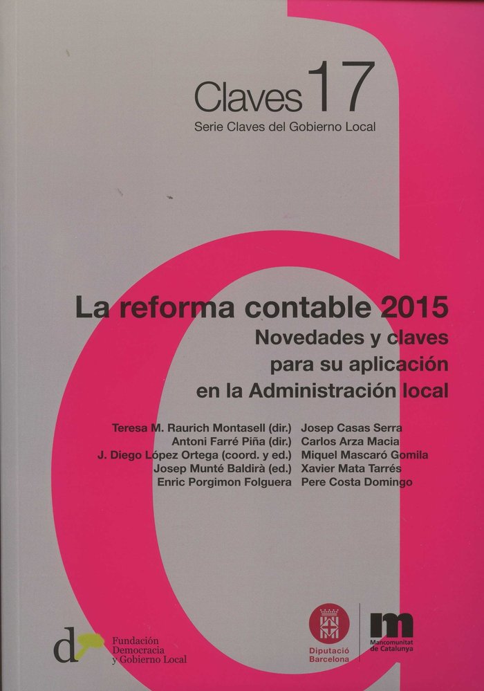 LA REFORMA CONTABLE 2015 | portada del libro