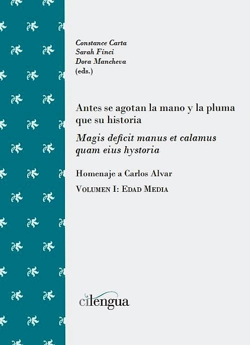 Antes se agotan la mano y la pluma que su historia / "Magis deficit manus et calamus quam eius hysto | portada del libro