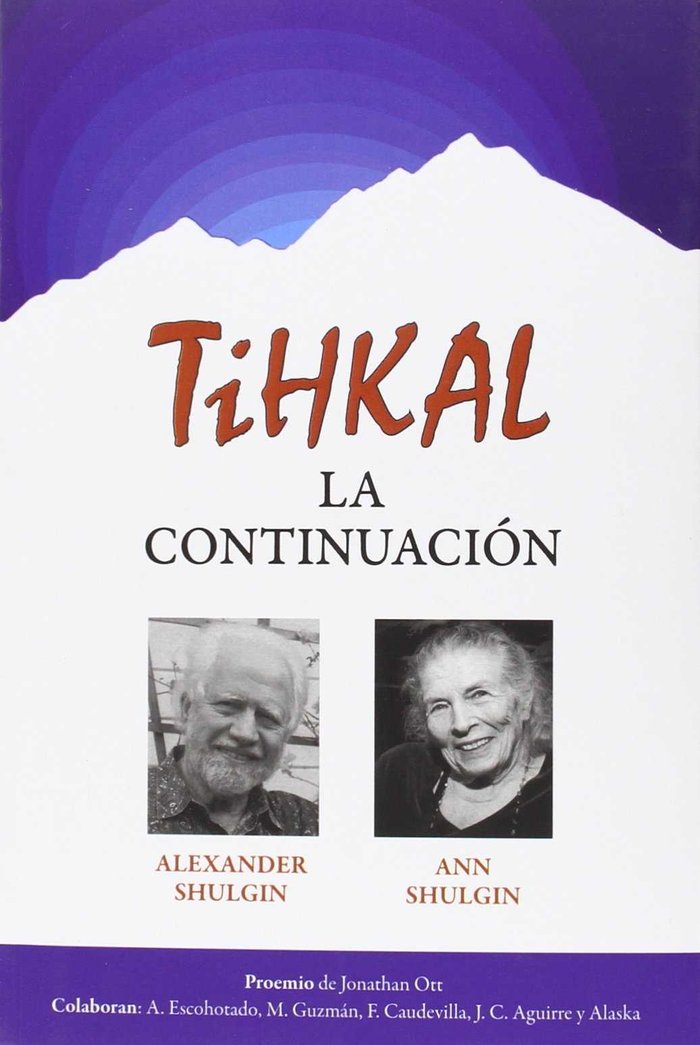 Tihkal, de y otros#Shulgin | portada del libro