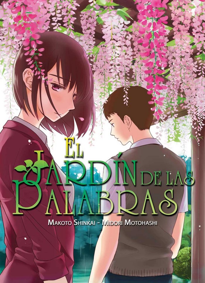 El jardín de las palabras, de SHINKAI | portada del libro