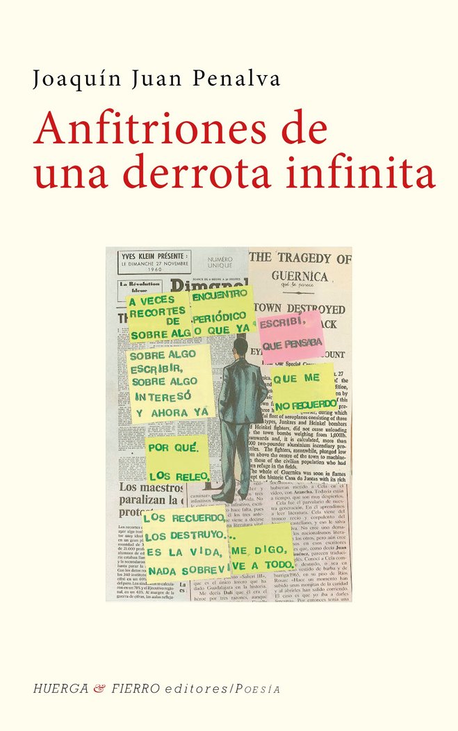Anfitriones de una derrota infinita, de Juan Penalva | portada del libro