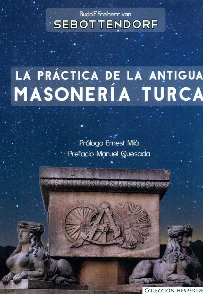 La práctica de la antigua masonería turca, de von Sebottendorf | portada del libro