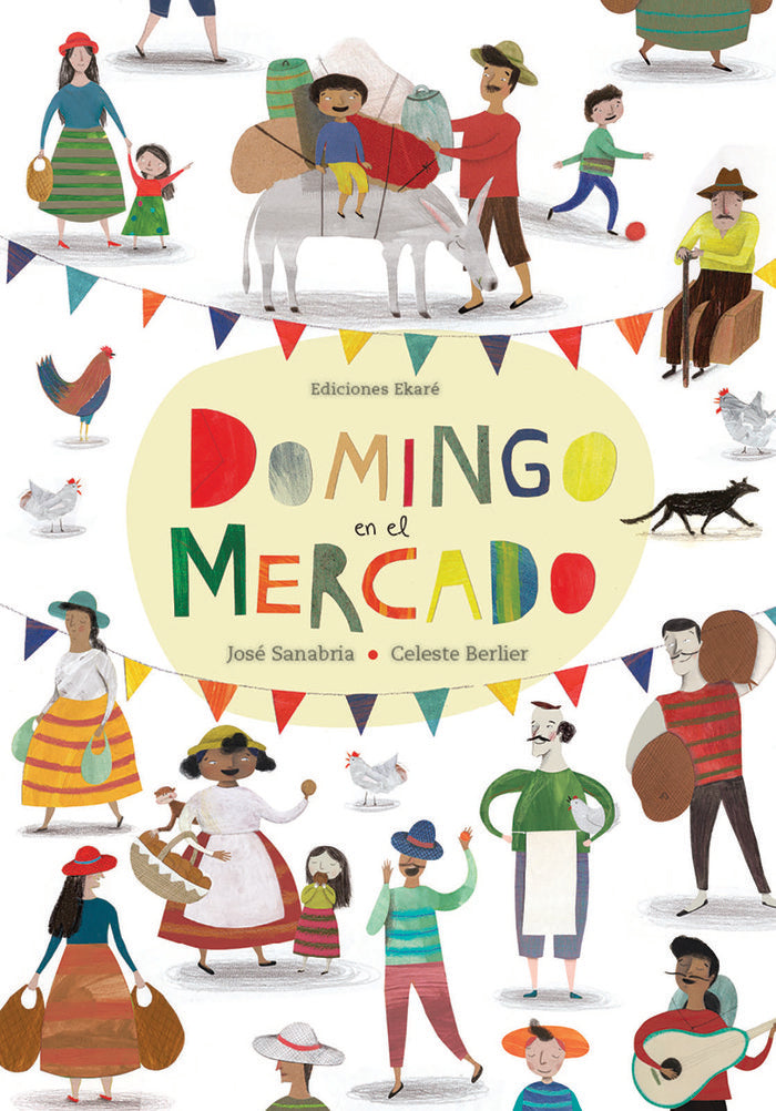Domingo en el mercado, de José Sanabria | portada del libro