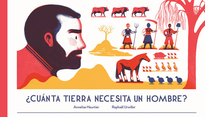 Cuanta tierra necesita un hombre, de Annelise Heurtier | portada del libro