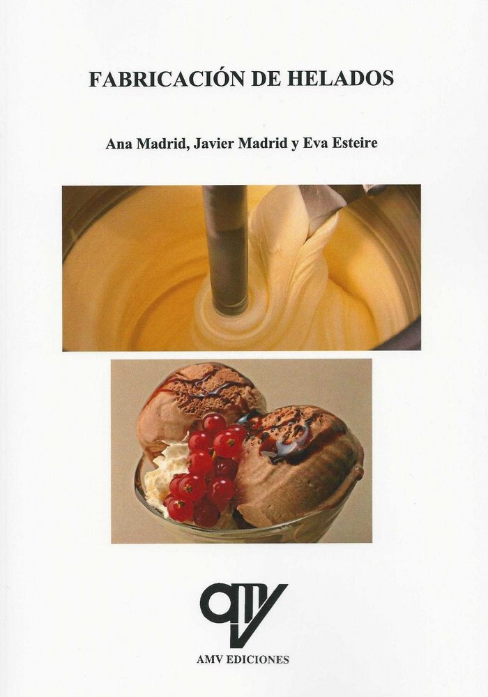 Fabricación de Helados, de Madrid Cenzano | portada del libro
