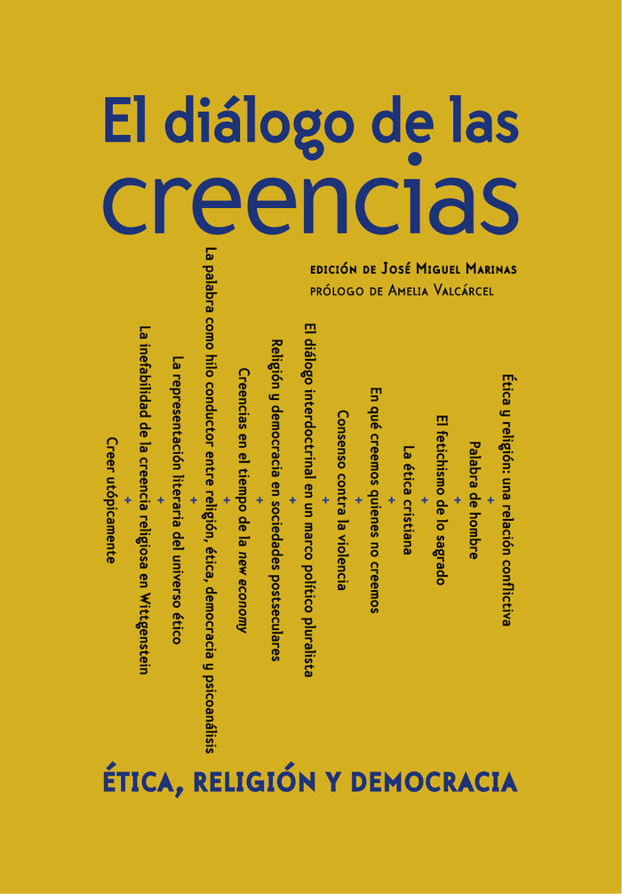 El diálogo de las creencias | portada del libro