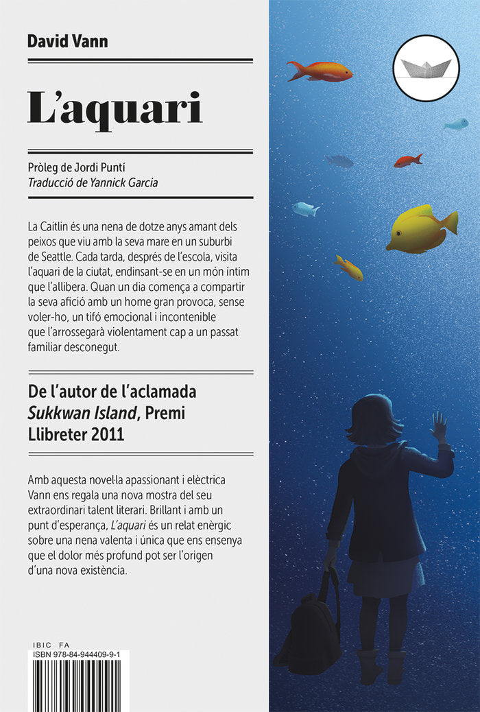 L'aquari, de Vann, David | portada del libro