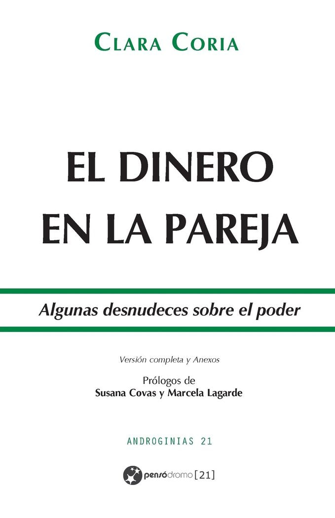 El dinero en la pareja, de Coria | portada del libro