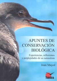 APUNTES DE CONSERVACION BIOLOGICA, de MAYOL | portada del libro