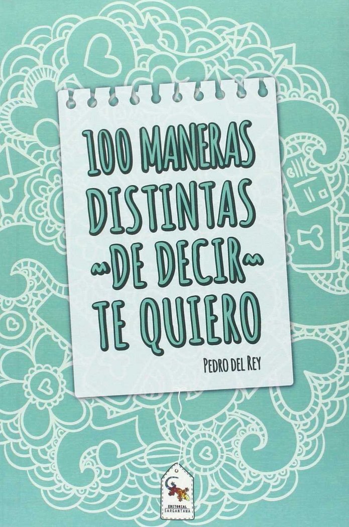 100 MANERAS DE DECIR TE QUIERO, de DEL REY, PEEDRO | portada del libro