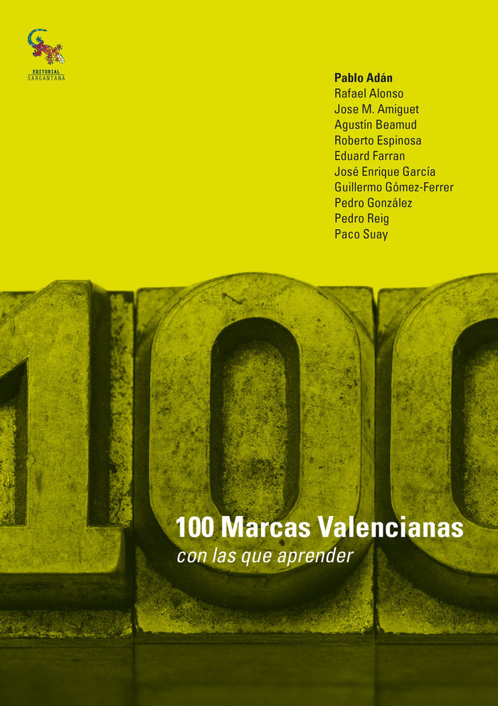 100 marcas valencianas con las que aprender, de adan Micó, pablo | portada del libro