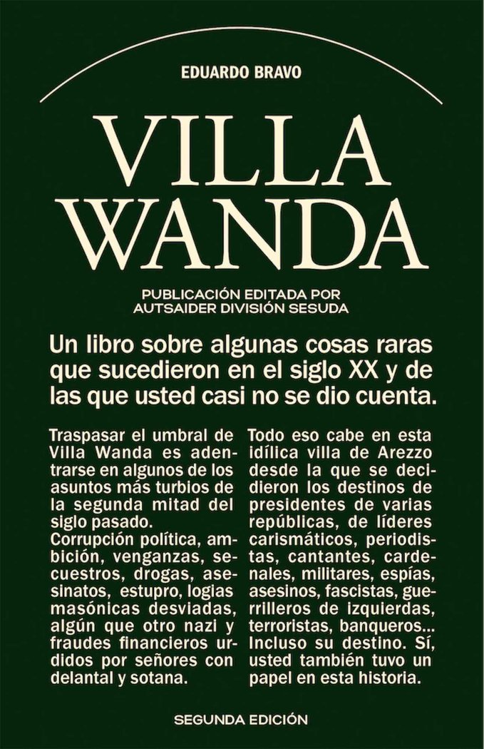 Villa Wanda, de Bravo Jaime | portada del libro
