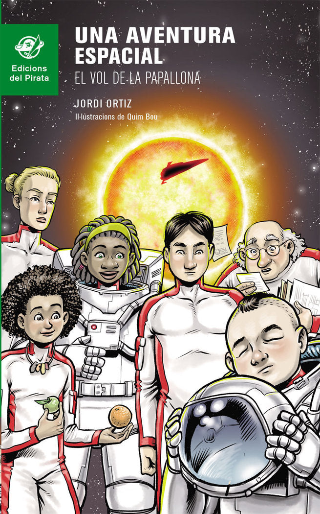 Una aventura espacial: El vol de la Papallona, de Ortiz Casas, Jordi | portada del libro