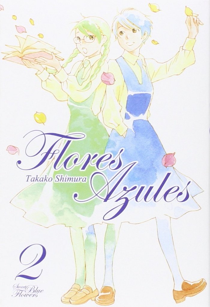 Flores azules 2, de Shimura, Takako | portada del libro