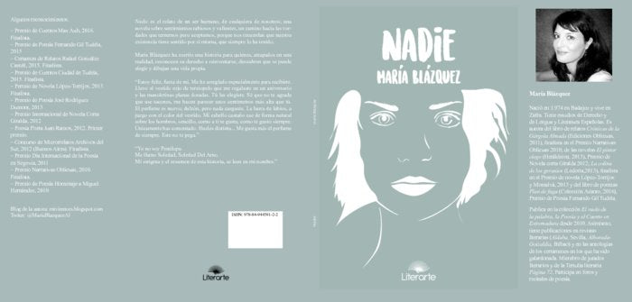 Nadie, de BLÁZQUEZ ALONSO, MARÍA | portada del libro