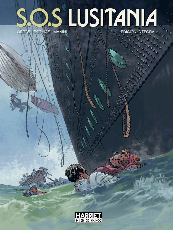 S.O.S Lusitania, de PATRICK COTHIAS Y PATRICE ORDAS | portada del libro