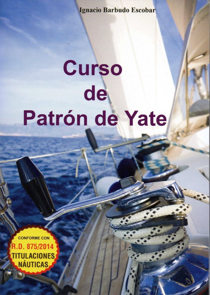 CURSO DE PATRON DE YATE, de BARBUDO ESCOBAR | portada del libro