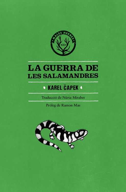 La guerra de les salamandres, de Capek, Karel | portada del libro