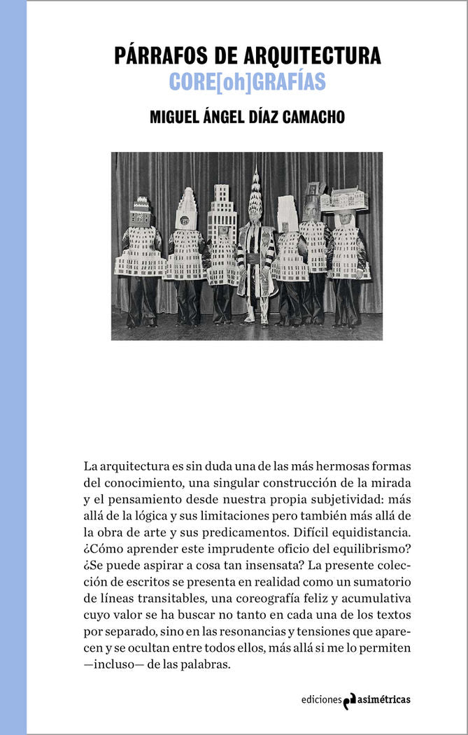 Párrafos de arquitectura, de Díaz Camacho, Miguel Ángel | portada del libro