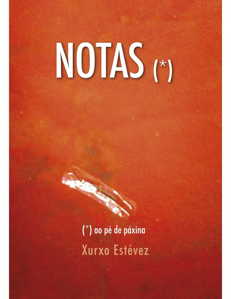 NOTAS AO PE DE PAXINA, de XURXO ESTEVEZ GANTES | portada del libro