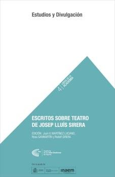 Escritos sobre teatro de Josep Lluís Sirera, de Sirera, Josep Lluís Turó | portada del libro