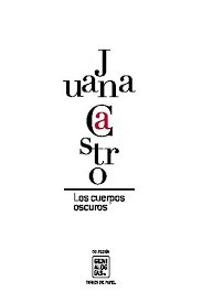 Los cuerpos oscuros, de Castro | portada del libro