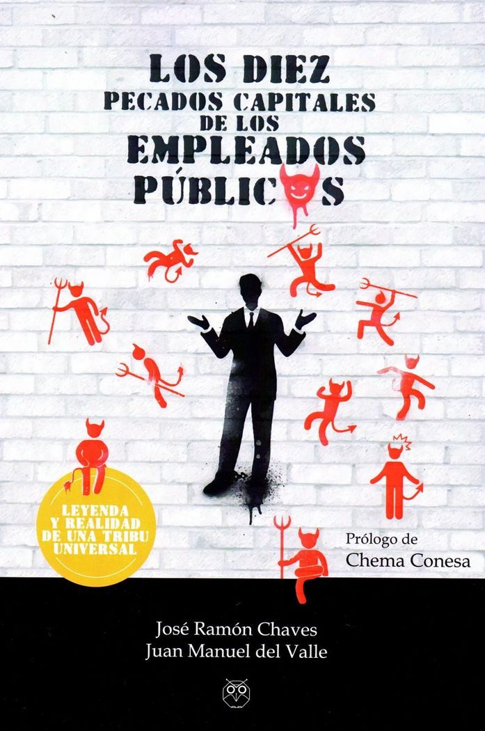 Los diez pecados capitales de los empleados públicos, de Chaves | portada del libro