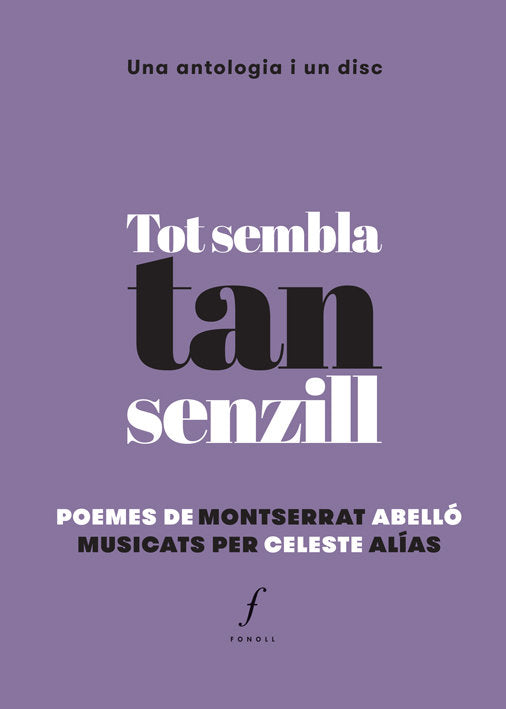 Tot sembla tan senzill, de Abelló | portada del libro