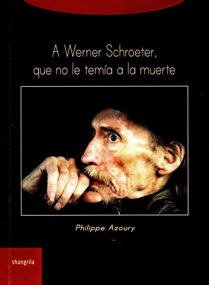 A Werner Schroeter, de Azoury | portada del libro