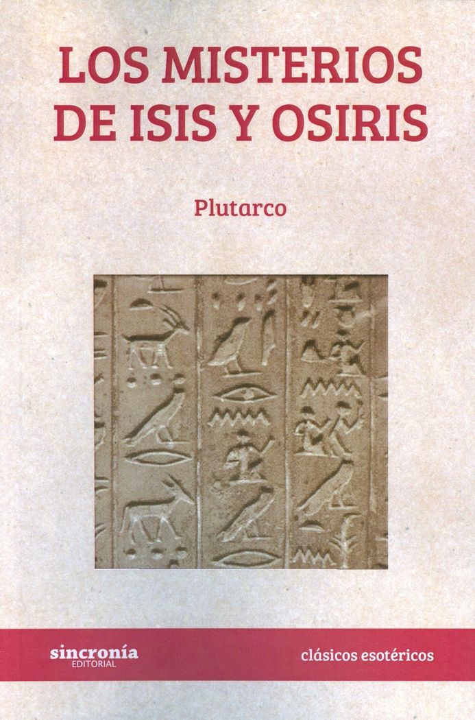 MISTERIOS DE ISIS Y OSIRIS, LOS, de Plutarco | portada del libro