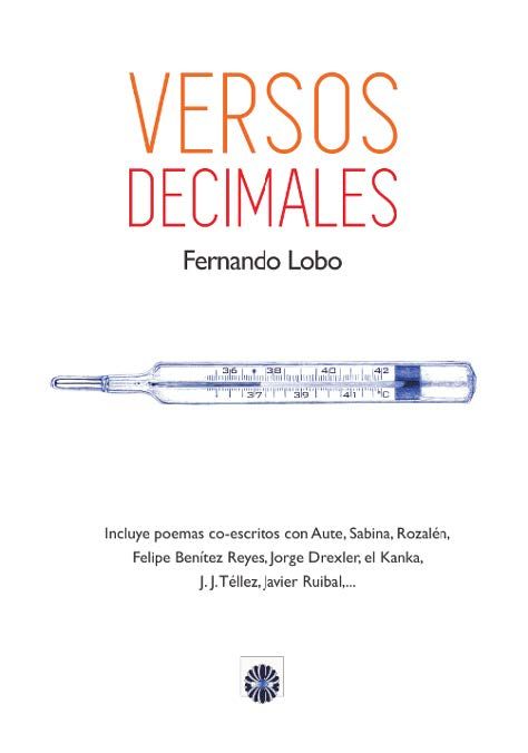 Versos decimales, de Lobo de Dueñas, Fernando | portada del libro