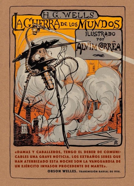 La guerra de los mundos, de Wells, Herbert George | portada del libro